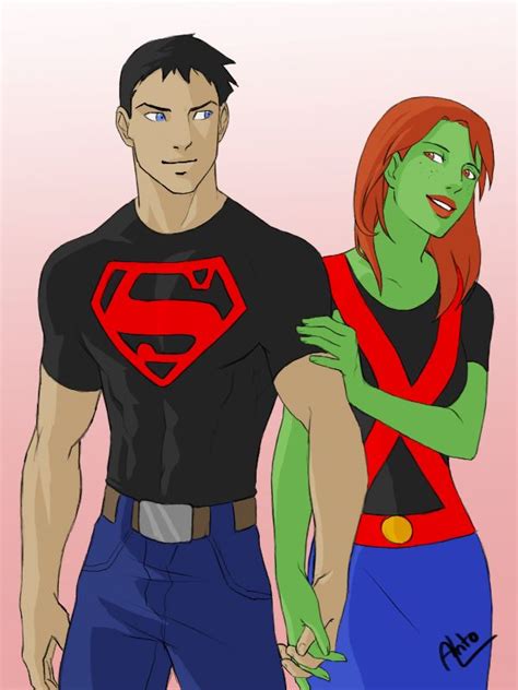 hecho en Mayo de este año.... woow Superboy And Miss Martian, The ...