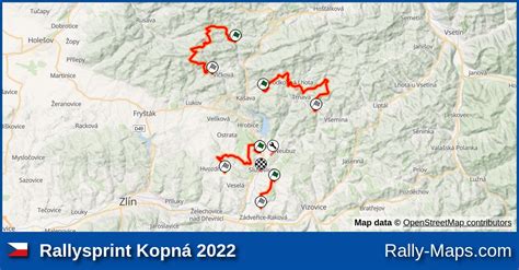 Mapy Zaplanuj Rallysprint Kopn Rajdtrasa Pl