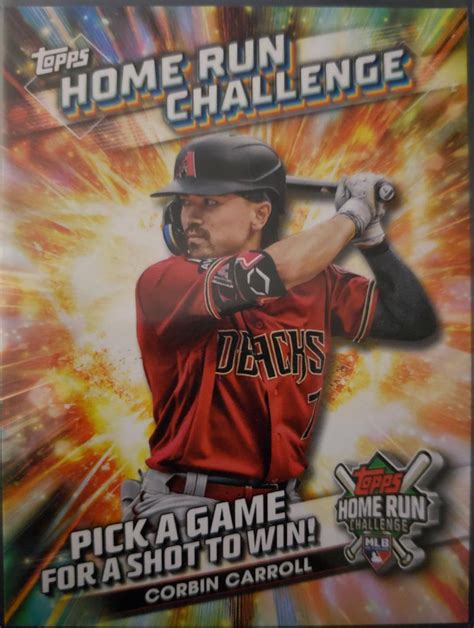 Corbin Carroll Hrc Prices Topps Home Run Challenge Baseball