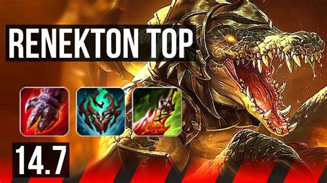 Renekton Vs Gnar Top 15 2 11 7 Solo Kills 66 Winrate Legendary