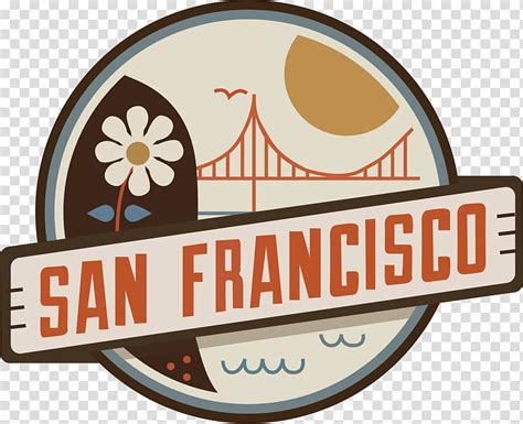 Logo San Francisco Label Signage Transparent Background Png Clipart