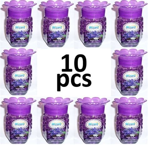 10 Wizard Crystal Beads Air Freshener Sweet Vanilla Lavender Scent Each