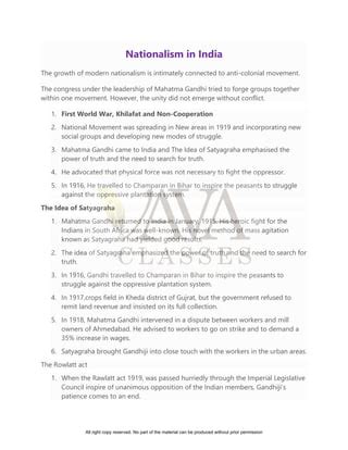 Ncert Solutions Nationalism In India Class Free Study Material