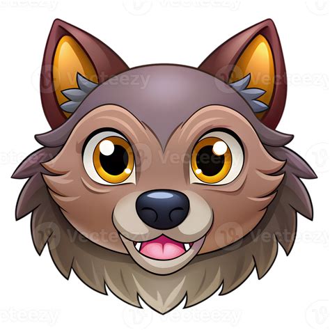 Adorable Werewolf Mask Illustration 49571818 PNG