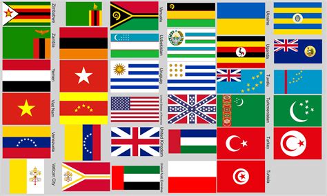 The Flags Of The World But Every Nations Flag Is Recreated With The