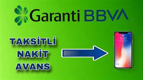 Garanti Bankas Taksitli Nakit Avans Nas L Ekilir Taksitlendirme