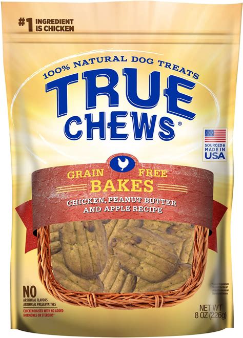 True Chews Bakes Chicken Peanut Butter And Apple Grain Free Recipe Dog