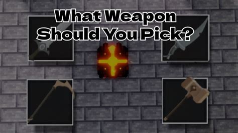 What Weapon Should You Pick At The Forge Roblox Bedwars Youtube