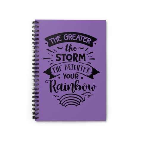 Inspirational Spiral Notebook - Ruled Line Writing Journal - The ...