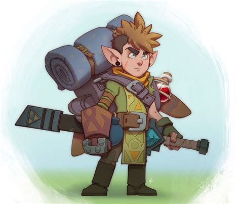 artstation link  legend  zelda redesign mike henry