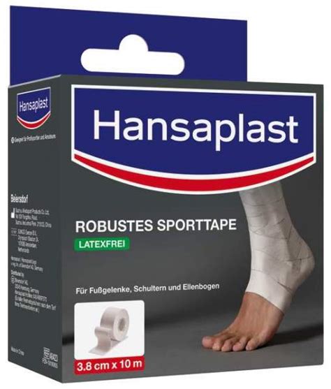 Hansaplast robustes Sporttape weiß 3 8 cm x 10 m kaufen Volksversand