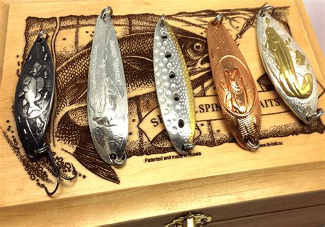 Подарочный набор блесен №4 Русская Блесна, рб, rb