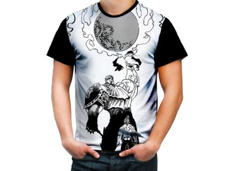 Camiseta Camisa Nanatsu No Taizai Meliodas Escanor Pecados Em