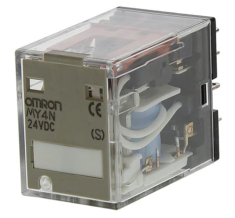 My4n Dc24s Omron Omron Plug In Power Relay 24v Dc Coil 5a