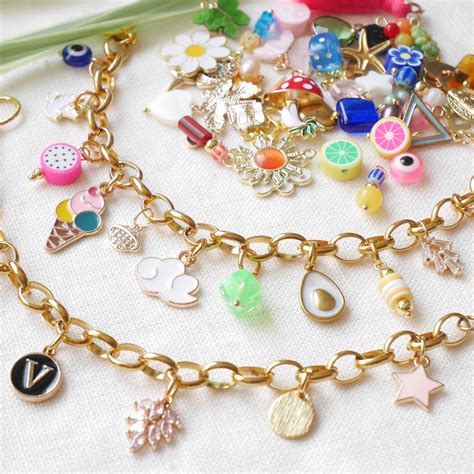 customized charm bracelet
