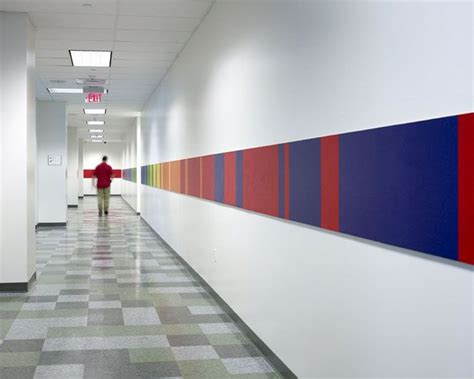 corridor art | Corridor design, Office space inspiration, Modern classroom