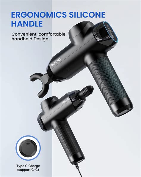 Renpho R3 Rechargeable Handheld Deep Tissue Percussion Massage Gun