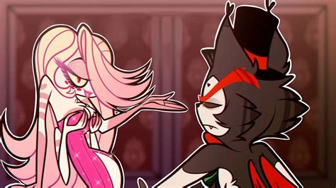 Angel Dust Flirts With Husk Hazbin Hotel Comic Dub Youtube