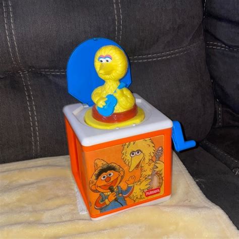 Toys Vintage Playskool Sesame Street Jack In The Box Poshmark