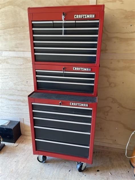 CRAFTSMAN STACKABLE TOOLBOX | Live and Online Auctions on HiBid.com