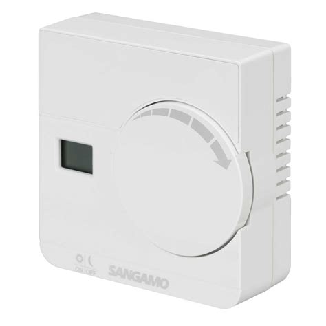 Sangamo Wireless Electronic Thermostat With Digital Display Chprstatdrf Cef