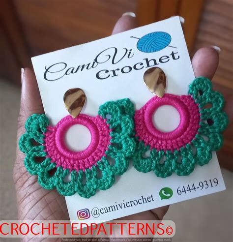 Top Crochet Earing Ideas And Best Design Bijuteria De Croche Brincos