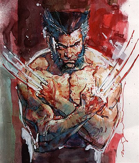 Wolverine By Bill Sienkiewicz Wolverine Art Marvel Comics Art