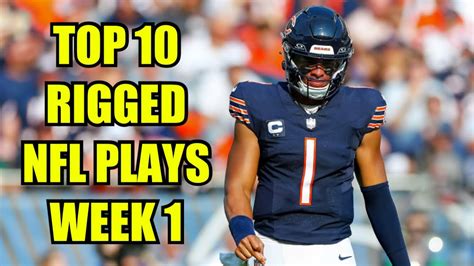 Top Most Rigged Nfl Plays Week Youtube