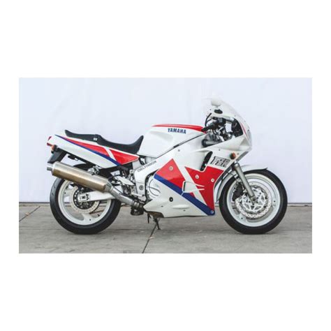 Yamaha Fzr 1000 Motorbike Stickers 1990 White Star Sam