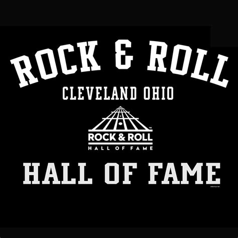 Rock and Roll Hall of Fame T-Shirt - Black – Tee Luv