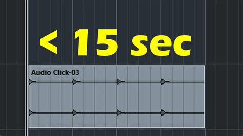 How To Record Cubase Metronome Click Sound No Looping YouTube