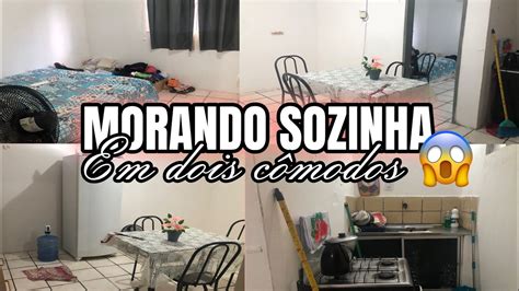 Minha Kitnet De Dois C Modos Morando Sozinha Aos Youtube