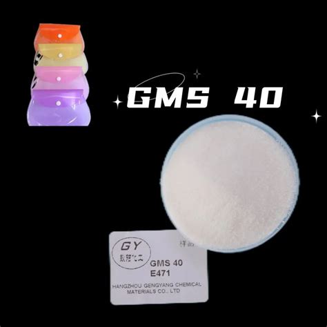 Plastic Industry PVC And EPE Foam PE With Glycerin Monostearate Gms 40