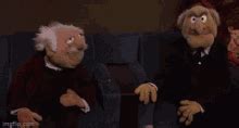 Statler And Waldorf Laughing GIFs | Tenor