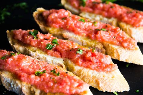 Spanish Cuisine 2 Pan Con Tomate Erasmus Recipes