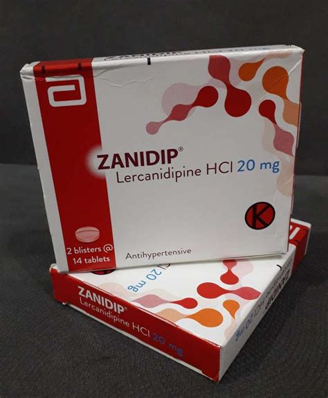 Jual Zanidip 20 Mg Per Box 28 Tablet Original Abbott Di Seller