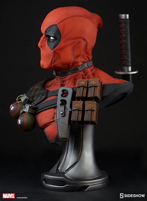 The Deadpool Life Size Bust Is Available At For Fans Of Wade Wilson And Marvel