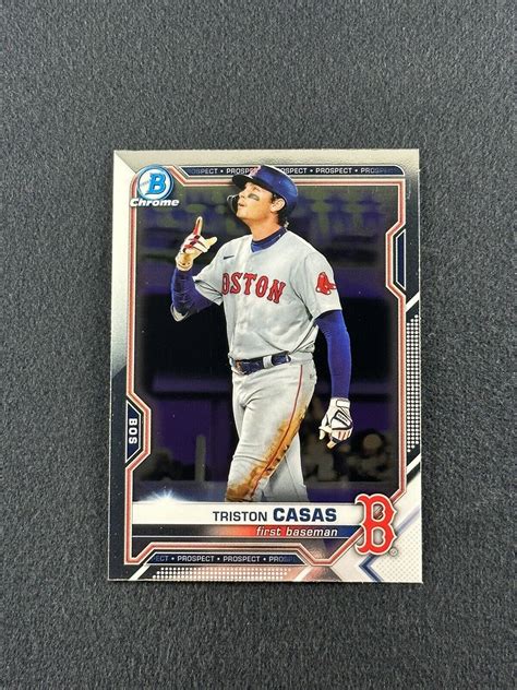 Bowman Draft Chrome Triston Casas Bdc Boston Red Sox Ebay