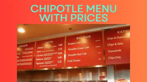 Chipotle Menu With Prices Detailed Guide Spice Mastery