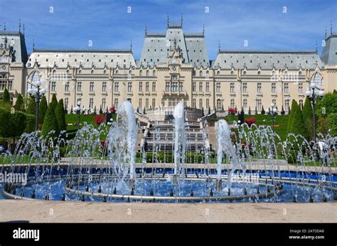 IASI ROMANIA MAY 16 2016 Palace Of Culture Is The Main Attraction