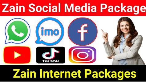 Zain Social Media Packages Zain Internet Packages Zain Data Package