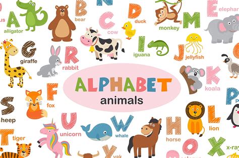 Alphabet Chart Animal Alphabet Chart Animals Chart Etsy | Porn Sex Picture