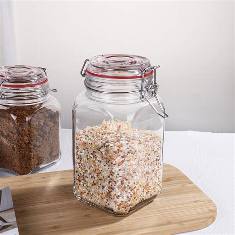 Glass Storage Jar Homeware Jh Glassware Jh Glassware