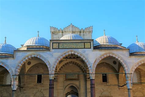 S Leymaniye Istanbul Cami Dome Minaret Architecture Islam