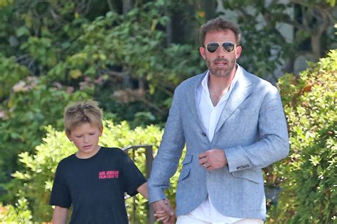 Ben Affleck’s Son Samuel Slips on Aerodynamic Sneakers During Outing ...