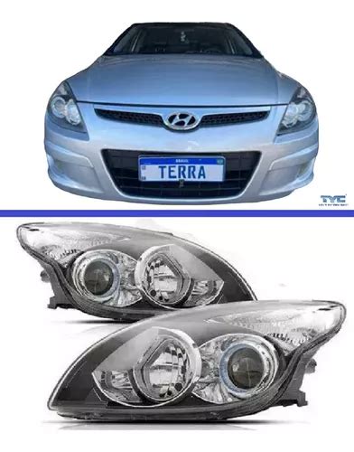 Par Farol Mascara Negra Hyundai I Tyc