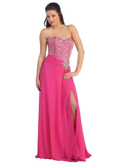 Sweetheart Jeweled Bodice Evening Dress Sung Boutique L A