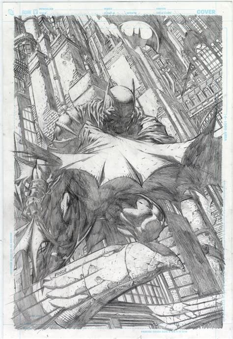 David Finch S BATMAN Step By Step Comic Art Sketch Comic Art Batman