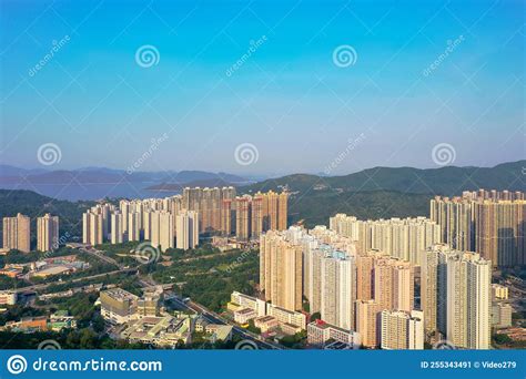 5 May 2022 View Of Po Shun Road At Tseung Kwan O Editorial Photo