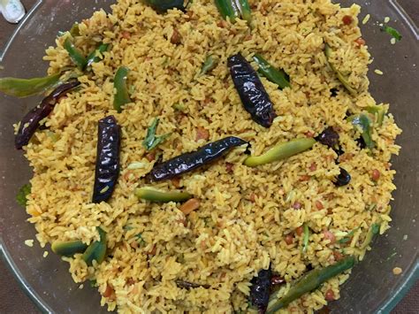 Yum Yum Yum Chinthapandu Pulihora Tamarind Rice